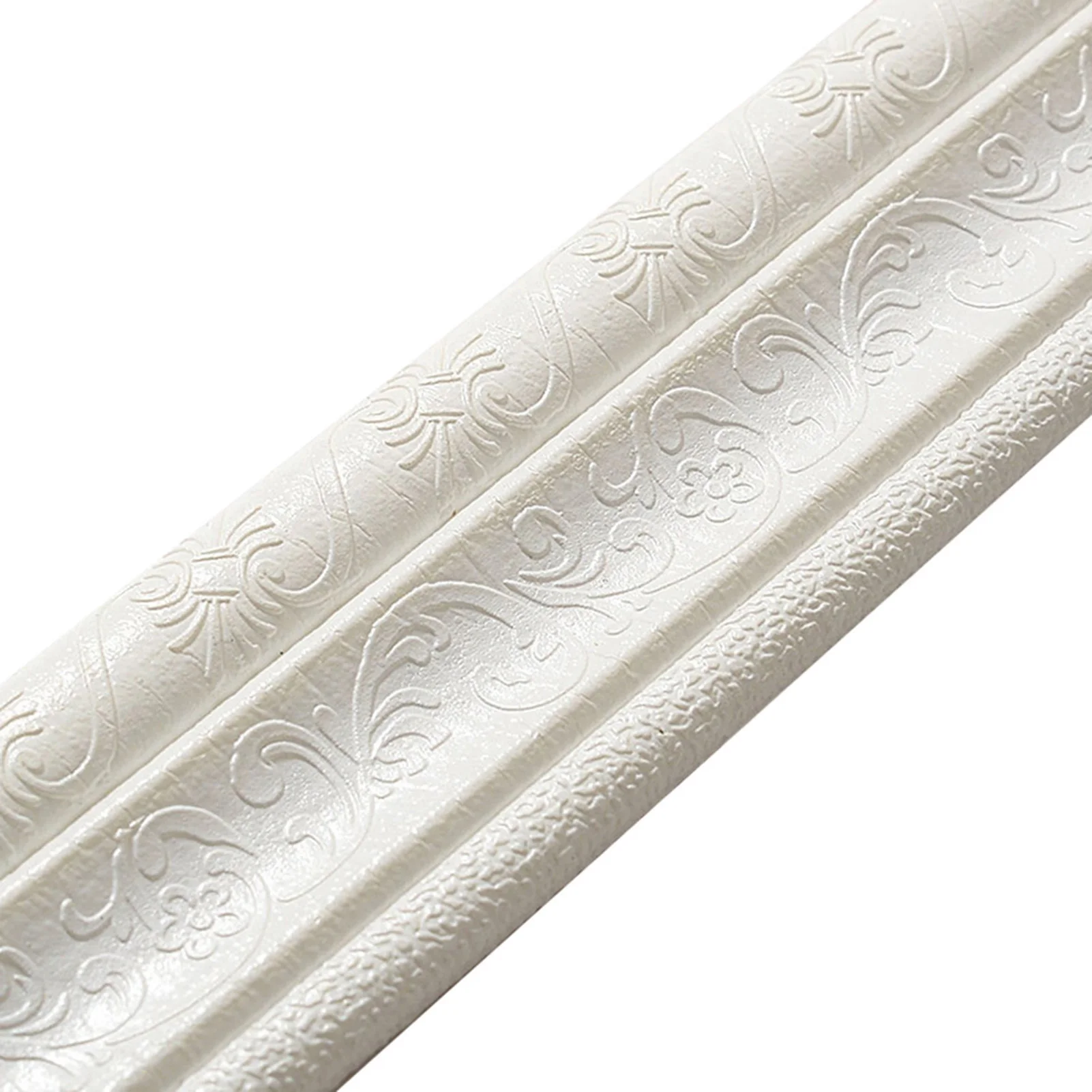 

Flexible Wall Baseboard Moulding Trim Ceiling Adhesive Phot Waistline Wallpaper for Bathroom Living Room Kitchen