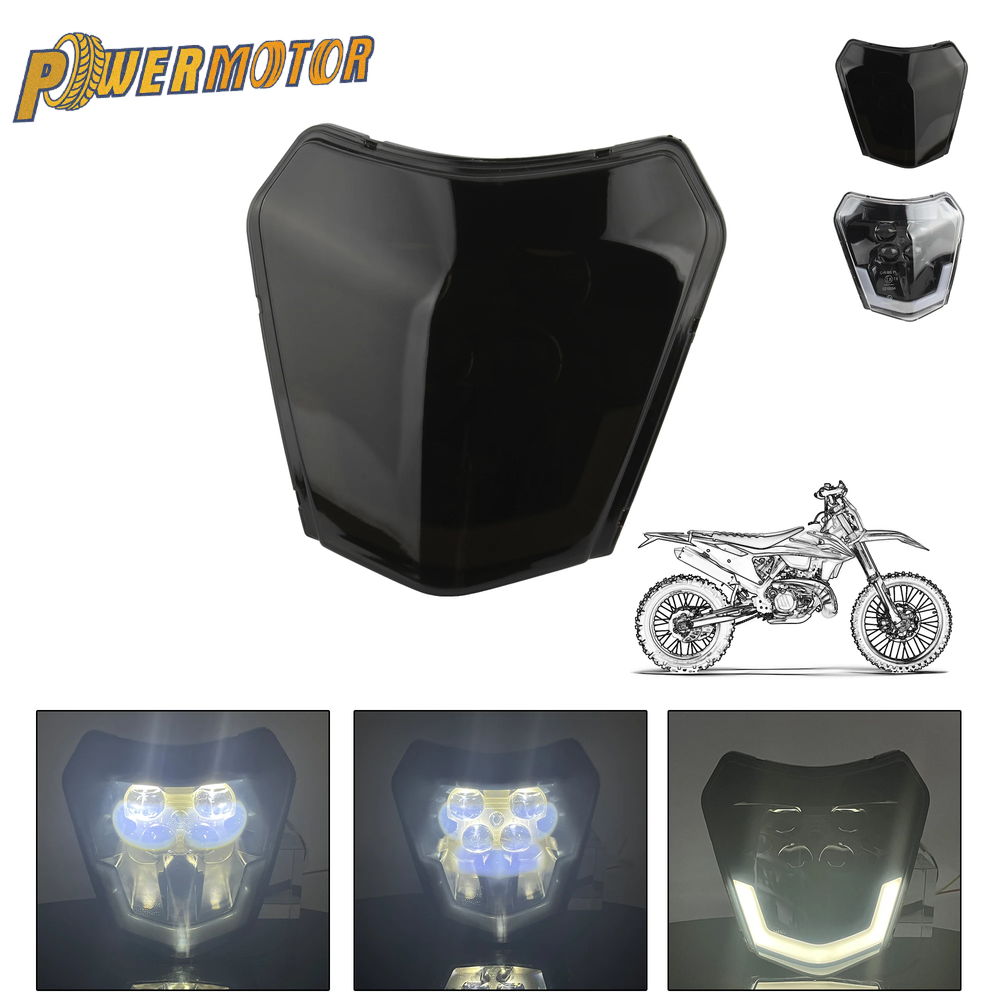 Motorcycle Headligh…