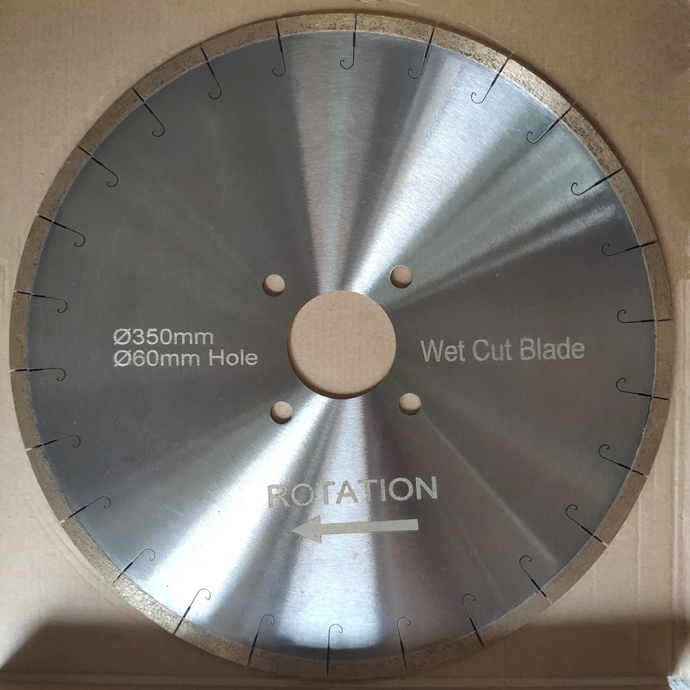 DB86 Mixed Stone Cutting Wheel 14 Inch J Slot Saw Blades D350mm Multi Function Diamond Cutter for Porcelain Ceramic Tiles 1PC