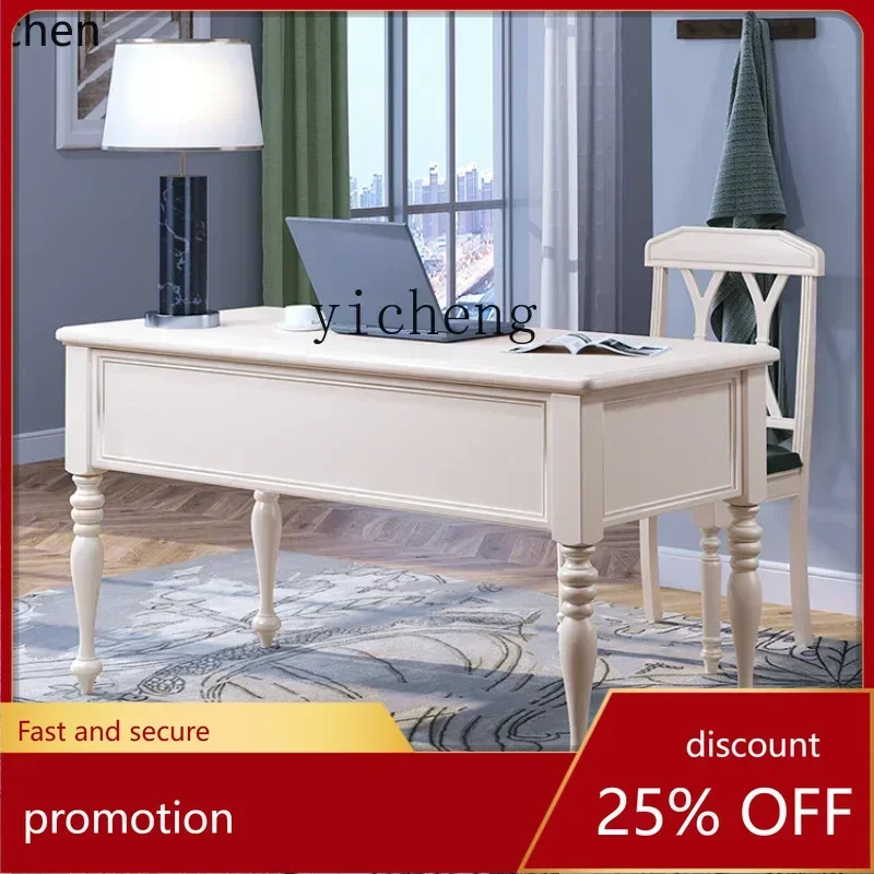 

HXL Solid Wood 1.8-1.6-1.4 M 1.2 Desk Large Size Home Study Computer Desk Desk