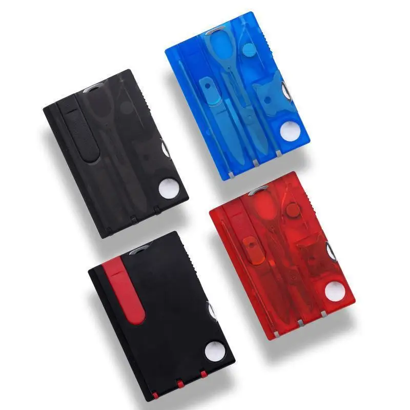 12 In 1 Pocket Credit Card Portable Multi Tools Outdoor Survival Camping Equipment 1 Box Portable Hiking Card Tools Gear view 5