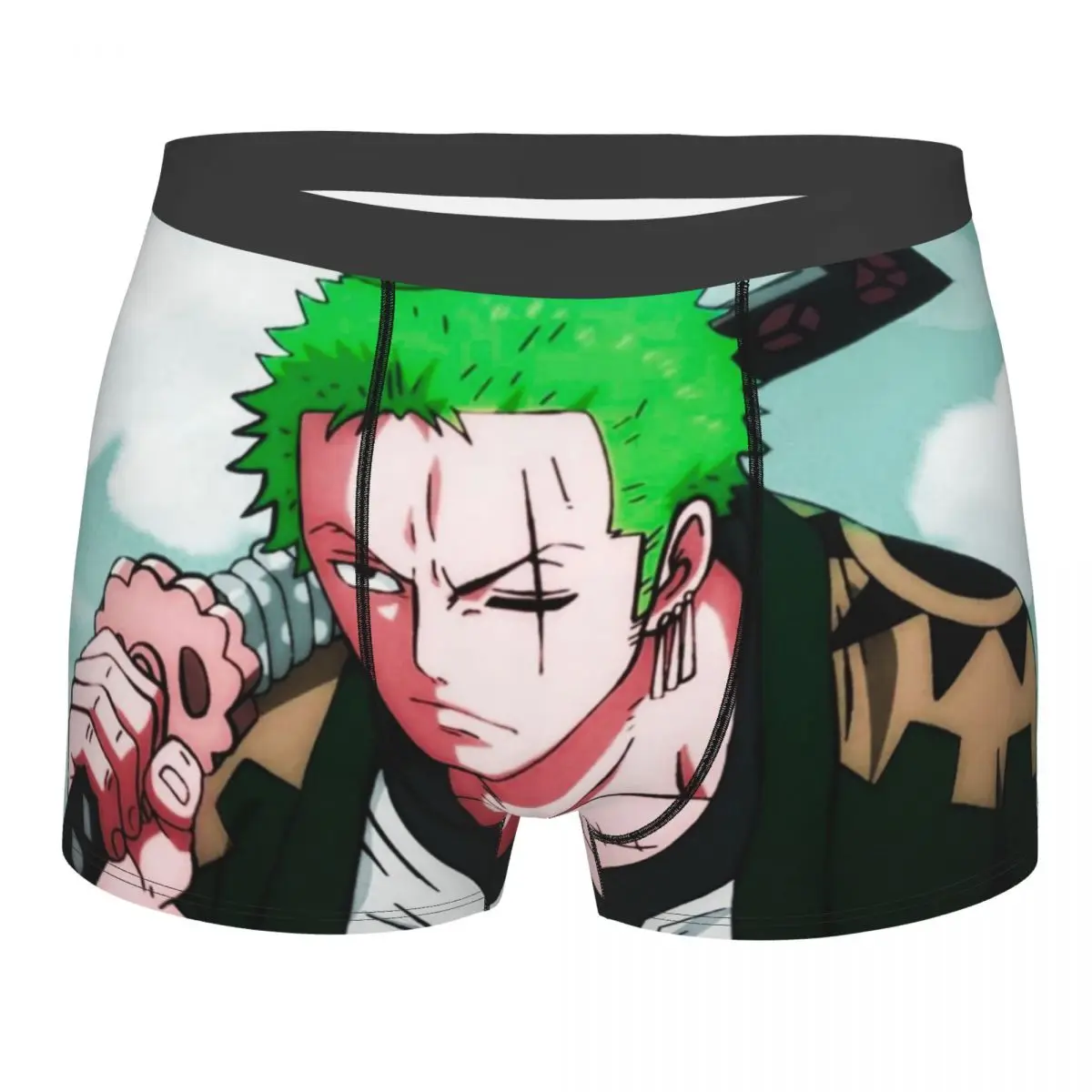 

Luffy Zoro Tony Chopper Anime Boxers Humor Underwear Boxer Briefs Gag Gift For Men