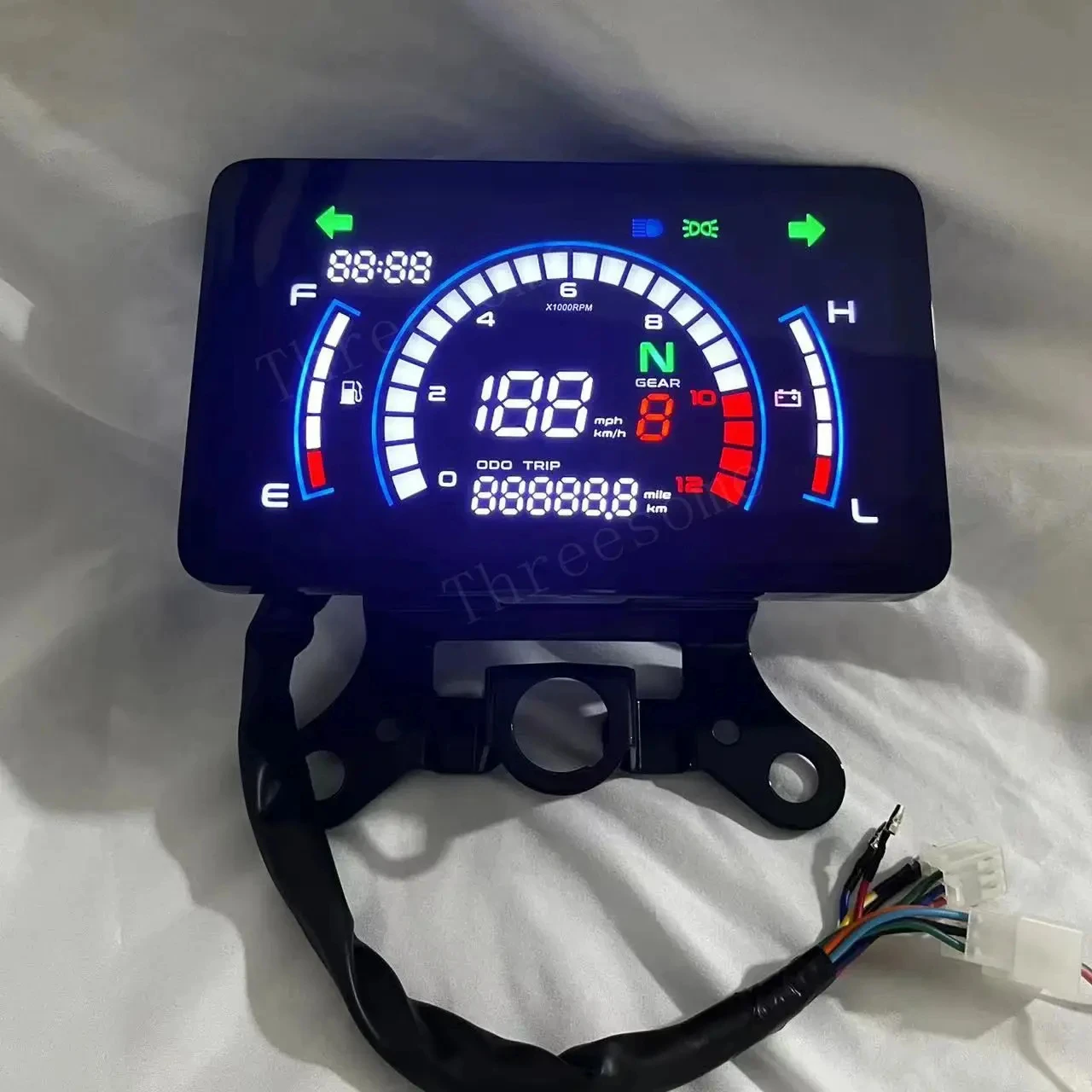 Motorcycle Digital Speedometer Assembly For SuperGato CG150 250 Honda CM125 ITALIKA RC250 Dashboard