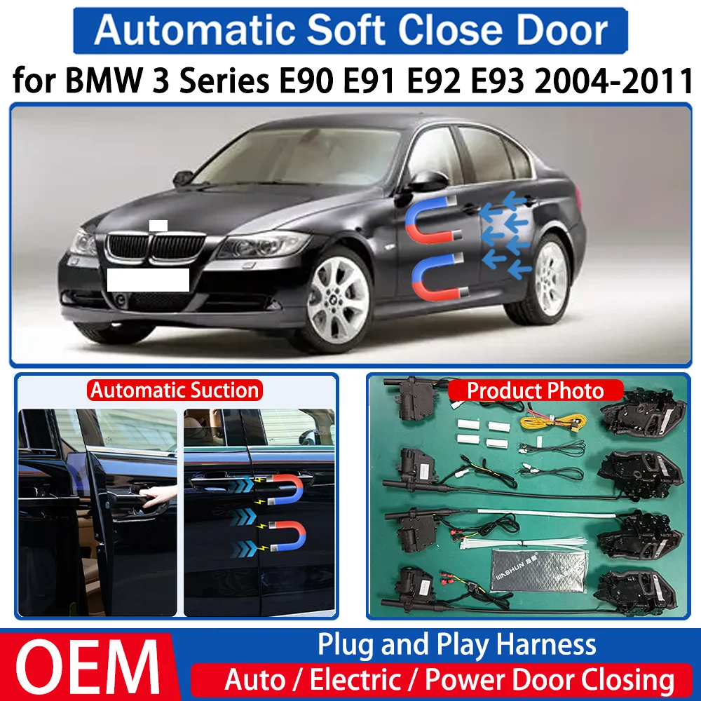 

for BMW 3 Series E90 E91 E92 E93 2004-2011 Car OEM Automatic Soft Close Door Electric Suction Kit Auto Power Closing System