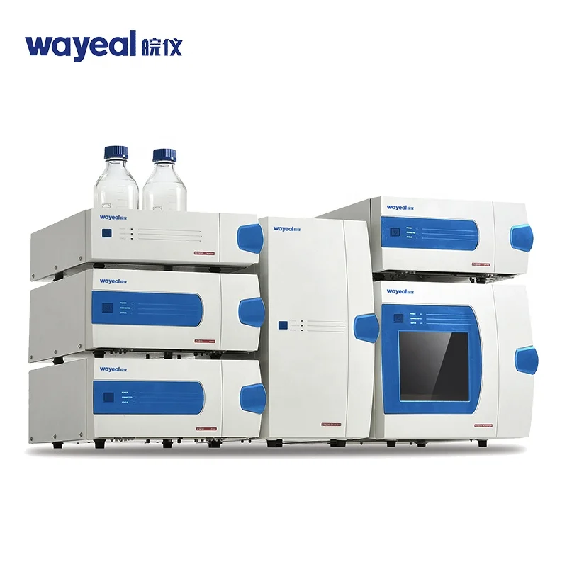 High Performance Liquid Chromatography System with Optional UV Light Emitting Diode ELSD FLD Detector and Autosampler