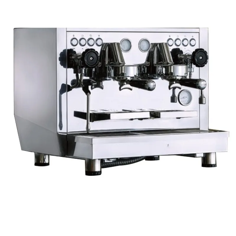 Two-head commercial semi-automatic coffee machine Three-boiler pump-pressure espresso machine