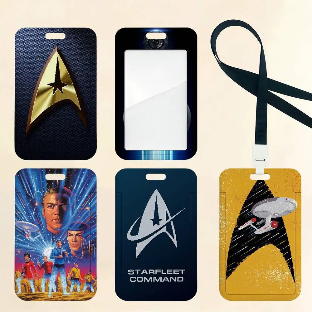 Movie S-Star T-TrekS Card Holder Cardcase Bus Subway Work Permit Student Lanyard Neck Straps Badge Holder Door Card