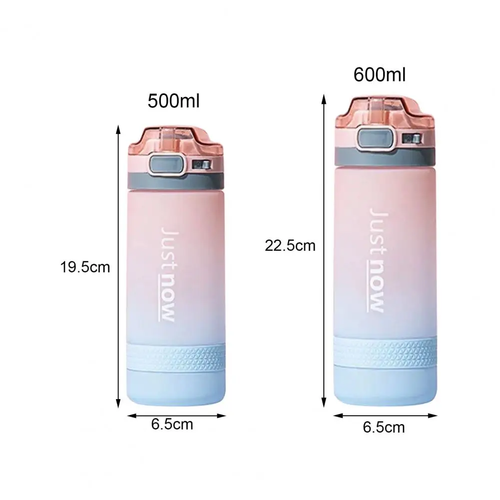 500ml/600mlの水漏れ防止マットボトル,蓋付きの再利用可能なフリーウォーターボトル,飲用ボトル,屋外用