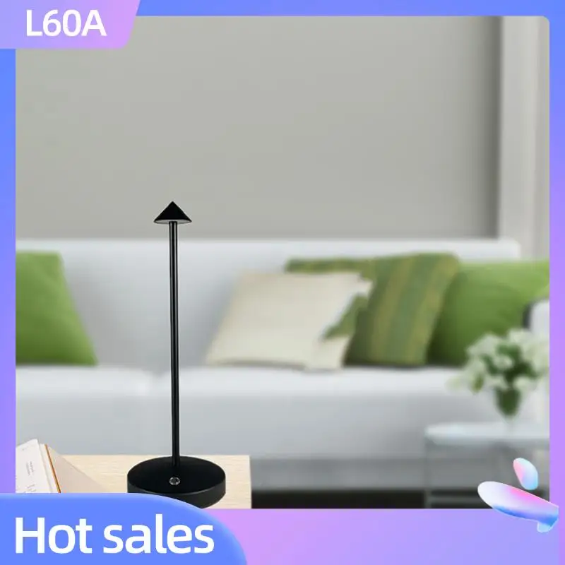 

L60A 1800Mah Bedroom Decoration Bedside Table Lamp For Bedroom Restaurant Decoration Light White