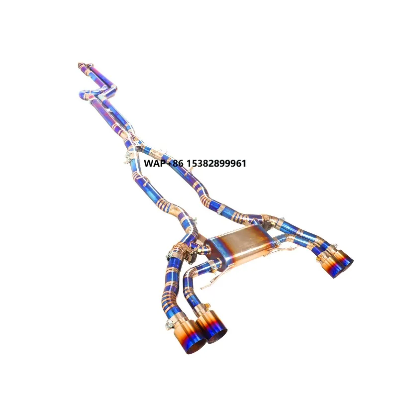 YT Titanium Catback Exhaust with Dual Side Four Outlets and Valve System for F9X X3M X4M 3.0T