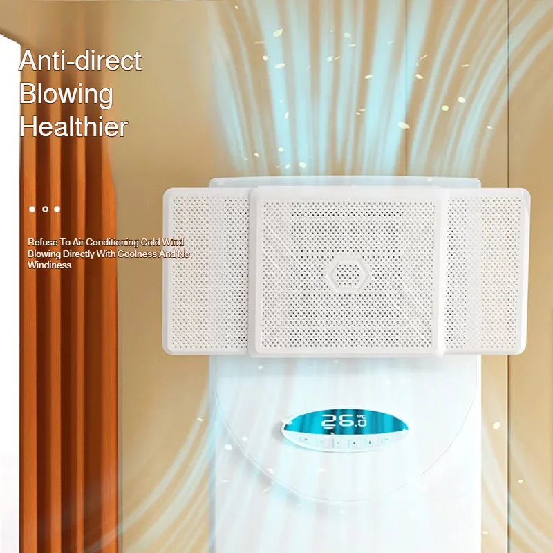 Vertical Air Conditioner Wind Shield, Cold Air Direct Blowing Wind Shield, Punch-Free Wall-Mounted Air Conditioner Baffle