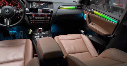 LED Car Interior Ambient Light Decorative Atmosphere Lamp for X3 X4 2012-2017