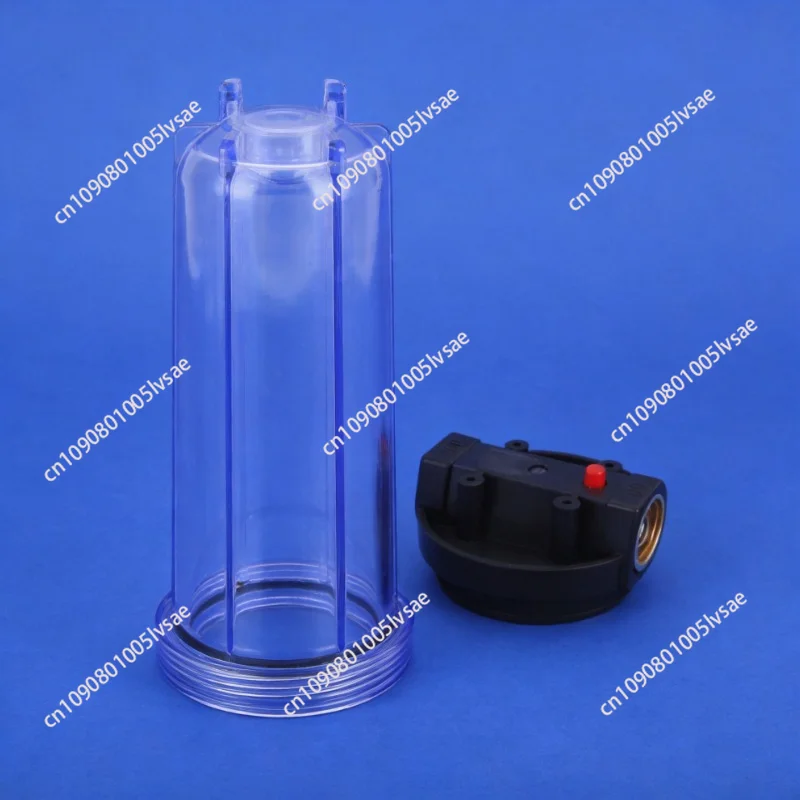 

10inch AS Transparent Filter Bottle Water Purifier Prefilter Pipeline Filtration Copper Thread
