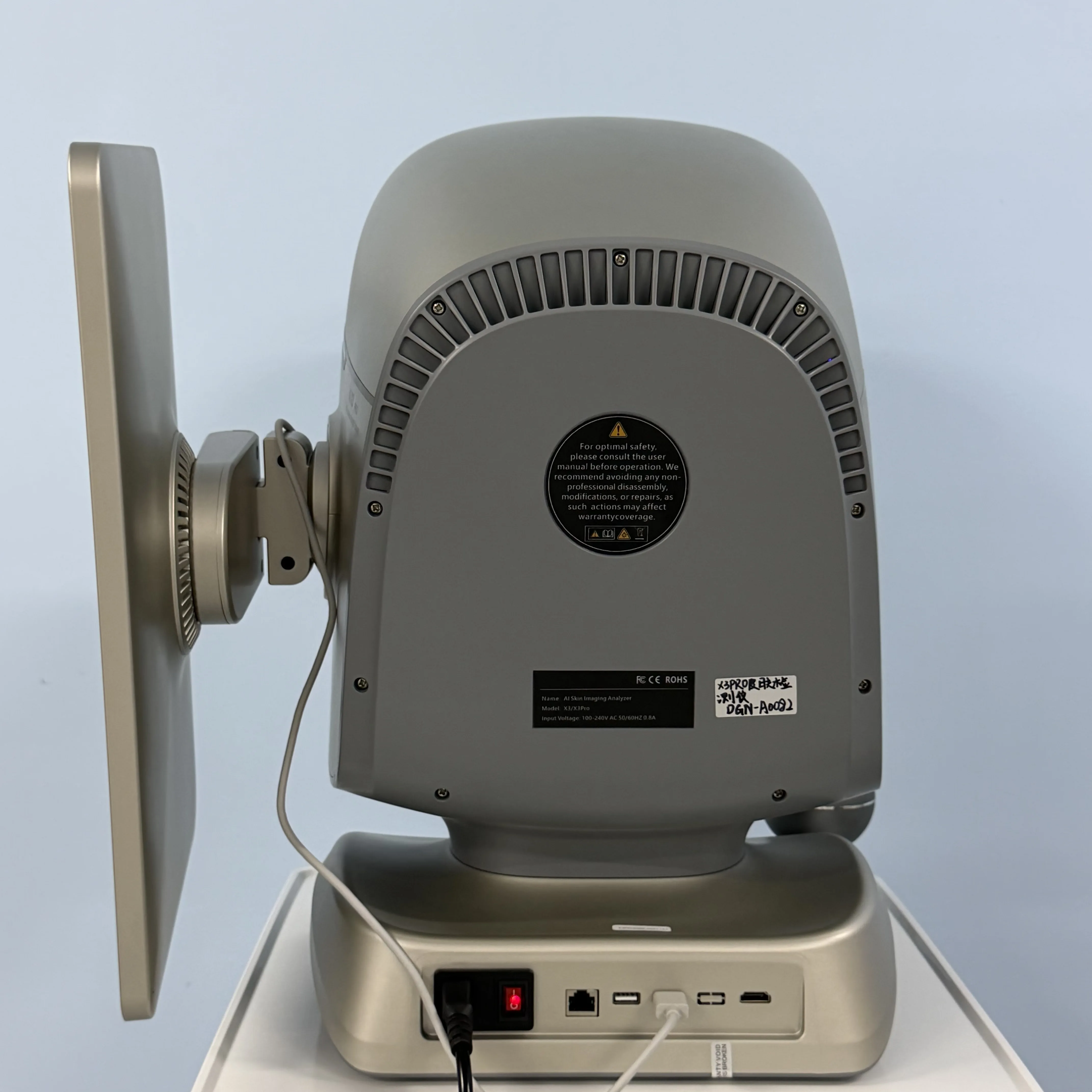 Skin Hair Analyzers AI Intelligent Generate Multilingual Digital Reports Skin Diagnosis Machine Multi Spectral Analysis X3 PRO