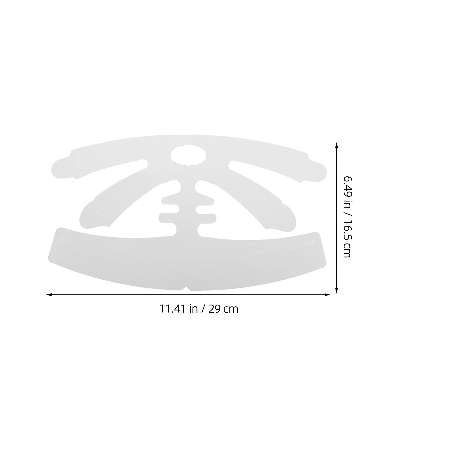 10Pcs Hat Inner Supports Plastic Baseball Cap Insert Holders Peaked Cap Support Accessories Hat Inner Stand Hats Inserts