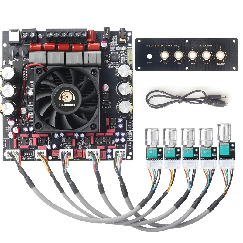 

SOTAMIA TPA3255 Subwoofer Amplifier 600W+300Wx2 Bluetooth Power Amplifier AUX USB Amplificador 2.1 HIFI Home Sound Speaker Amp
