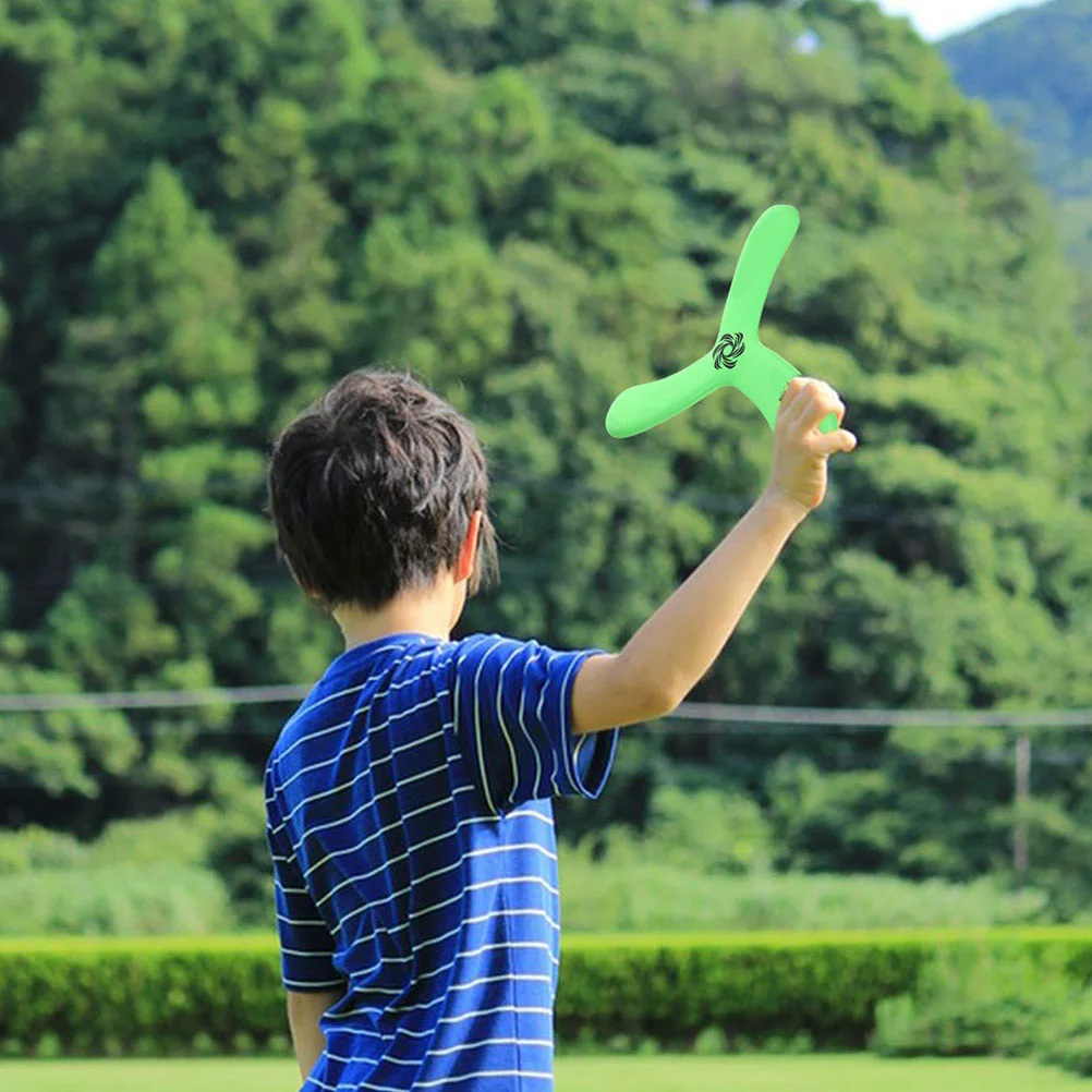 

2Pcs Outdoor Flying Boomerang for Kids Soft Impact Resistant Disc Throwing Game Recreation Play Beach