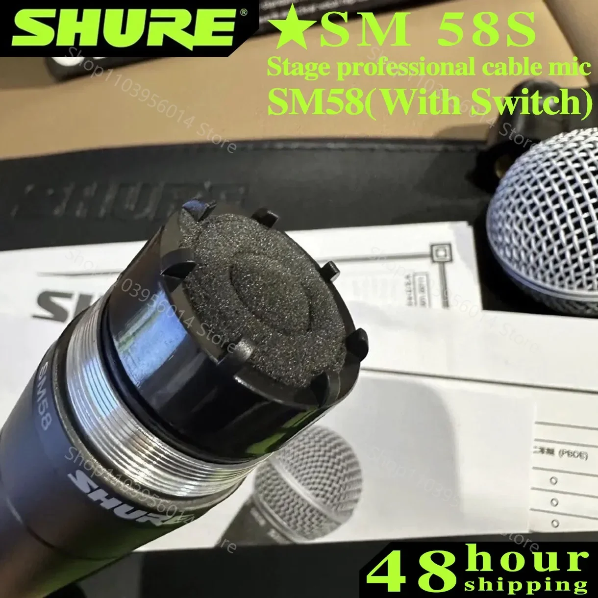 Original Shure SM58 Legendary Wired Vocal Dynamic Microphone High Quality Professional DJ Cardioid Mic Karaoke KTV Show Live