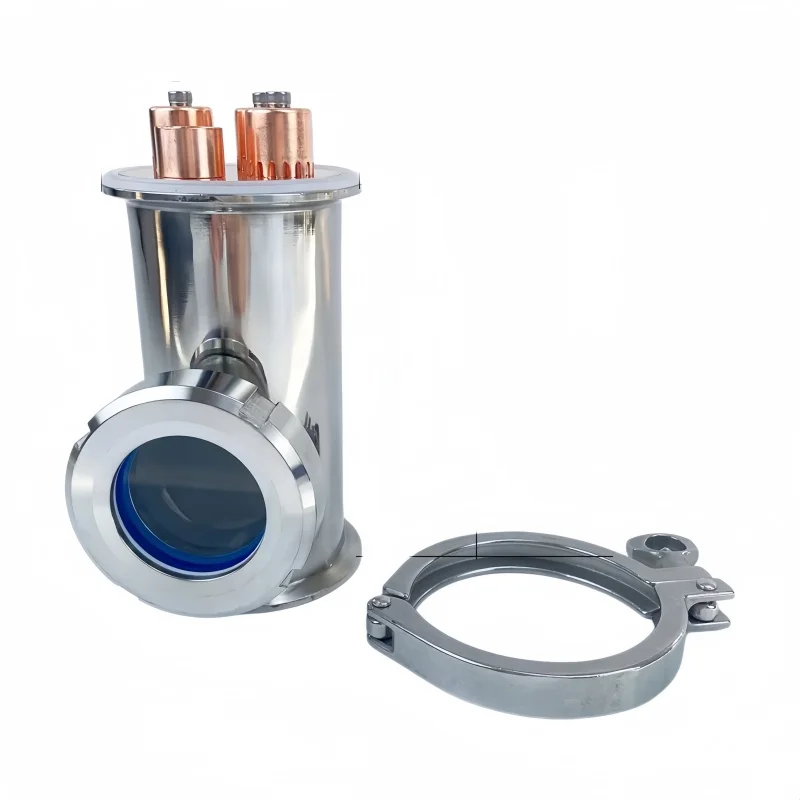 

3"76mm OD91 Sight Glass Union Tri-Clamp Tee With Copper Bubble Sets Distillation Lens Column For HomeBrewing Stainless Steel 304