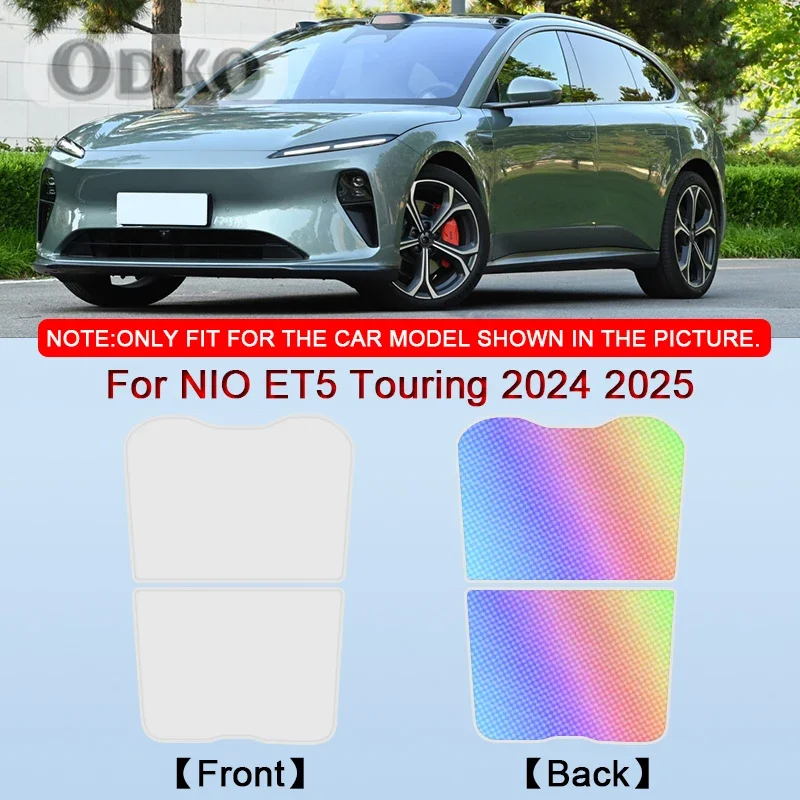 Car Clip-on Sunroof Skylight Blind Shading Cover Colorful Ice Crystal Auto Roof Sunshade Accessory For NIO ET5 Touring 2024 2025