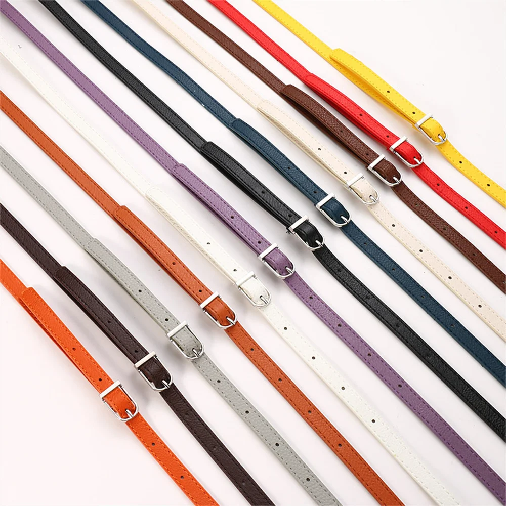 120cm DIY Detachable Bag Handle Replacement Bags Strap Women PU Leather Shoulder Bag Parts Handbag Belts Strap Bag Accessories