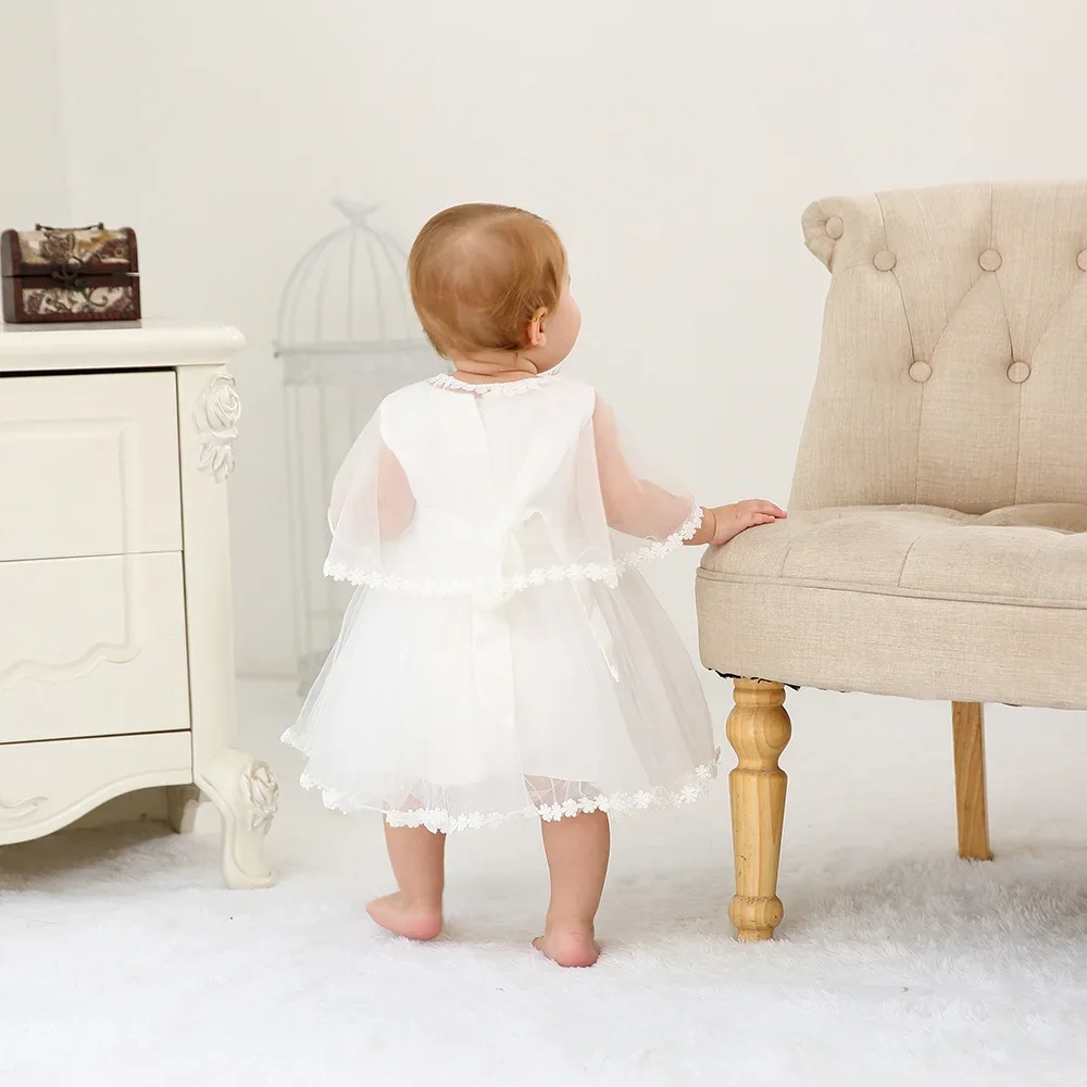 New Baby Christening Gowns | Infant Girl Baptism Dress | Summer Wedding Outfit for Baby Girl