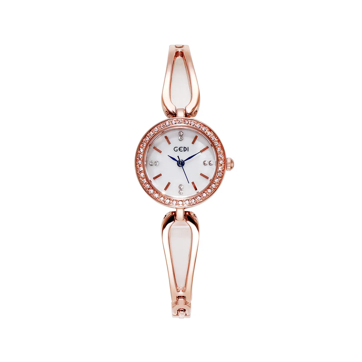 2025 Light Luxury Diamond-encrusted Student Watch Versatile Fashion Waterproof Alloy W atch Women's Bracelet Quartz Watch