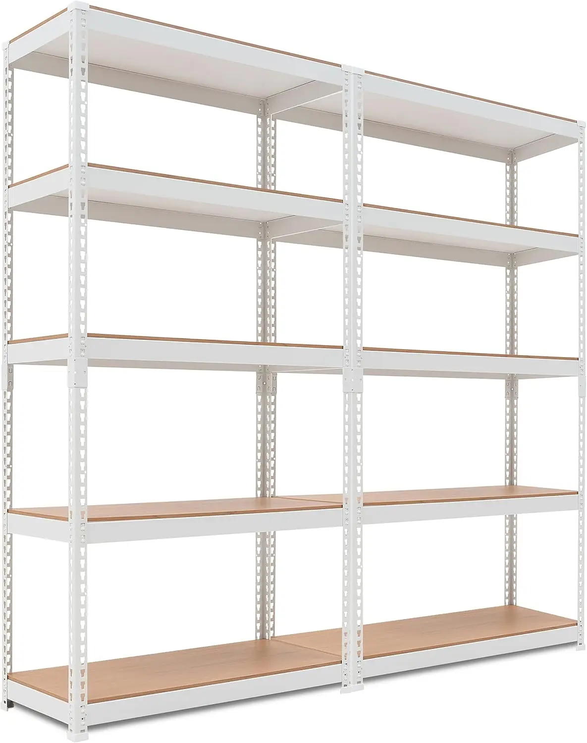 

Storage Shelves Adjustable Laminated Boltless Garage Metal Shelving Unit Heavy Duty Utility Rack Shelf