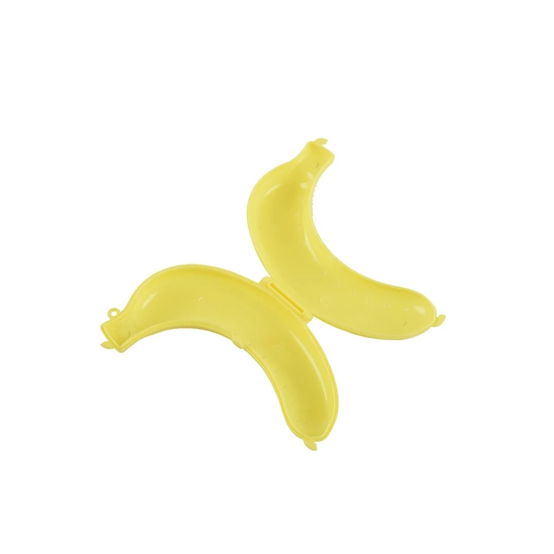 ABPP-Banana Case Lunch Box Protector حامل حاوية تخزين - أصفر