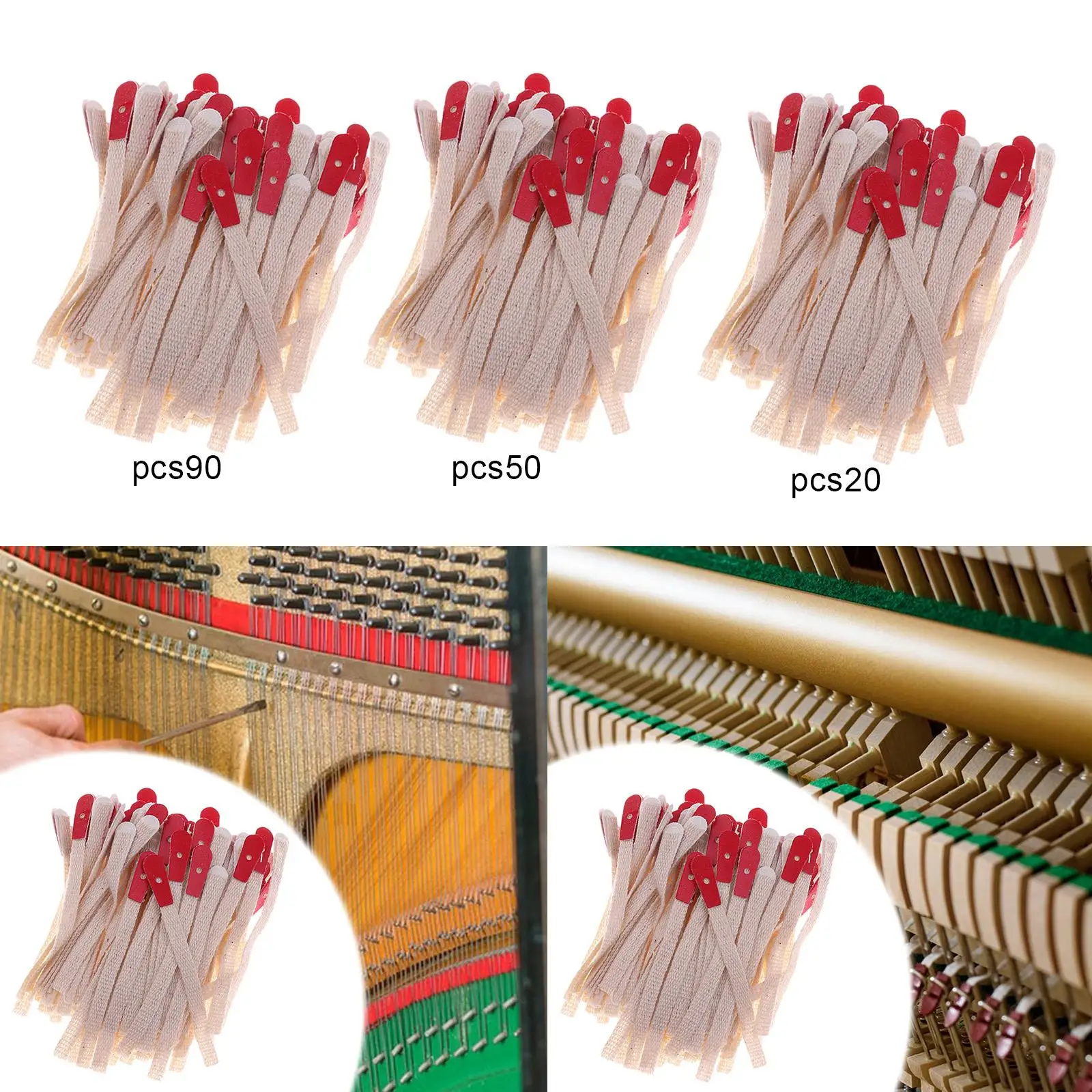 Piano Bridle Straps Replacement Widget Commonly Used Instrument Accessories Locking Protection Climbing Rope for Enthusiasts DIY
