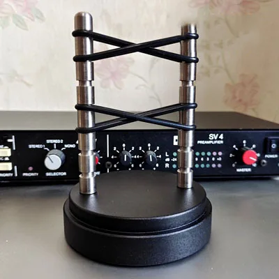 1PCS High-Fidelity Audio ยกสายยึดสายไฟสายสนับสนุนวงเล็บวงเล็บช็อก-ดูดซับเท้า Pad ฐานลวด