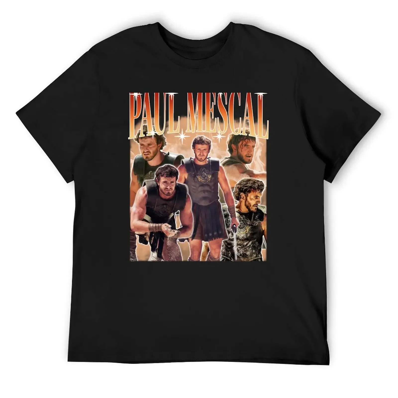 

Paul Mescal Gladiator Retro Vintage T-Shirt shirts graphic tee vintage clothes customs men clothes
