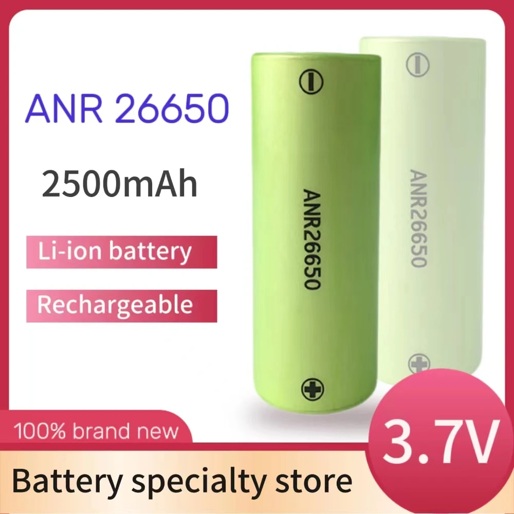 

ANR26650 3.7V 2500mAh Rechargeable Li-ion Battery Suitable For Our Toy Tool The Strong Light Flashlight Etc