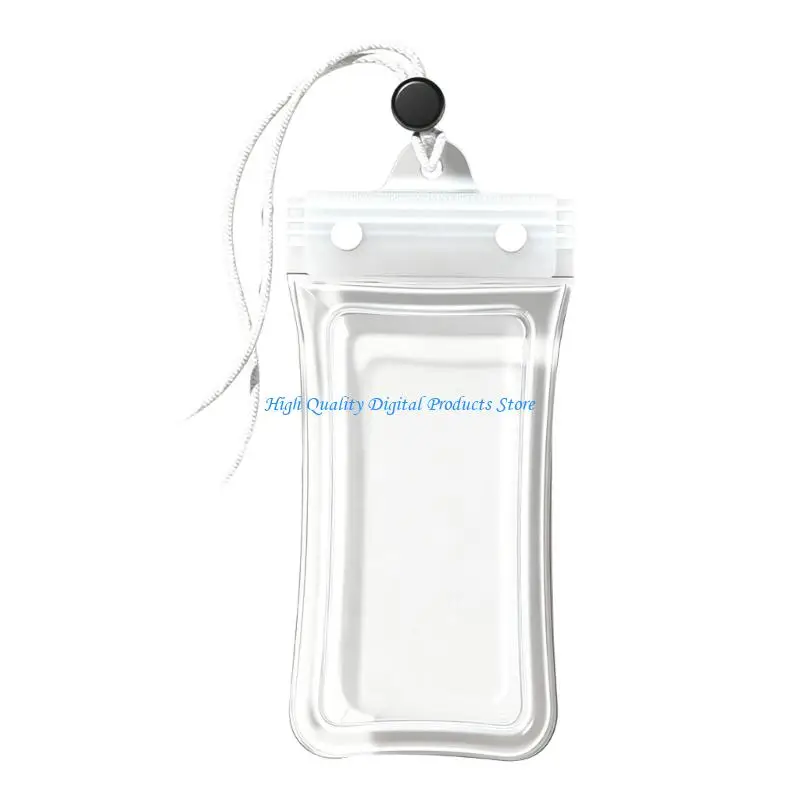 U2JE Clear Waterproof Smartphone Bag With Drop Proof Bumpers And Touch Screens Compatibility FPhone Protectors or Outdoor Sports