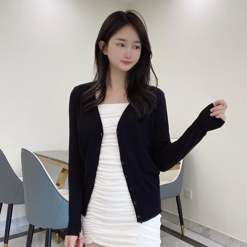 sueters de mujer moda 2024 cardigan punto mujer korean style jerseys rosa lanas para tejer envio gratis tops mantel básico jersey chaqueta ropa