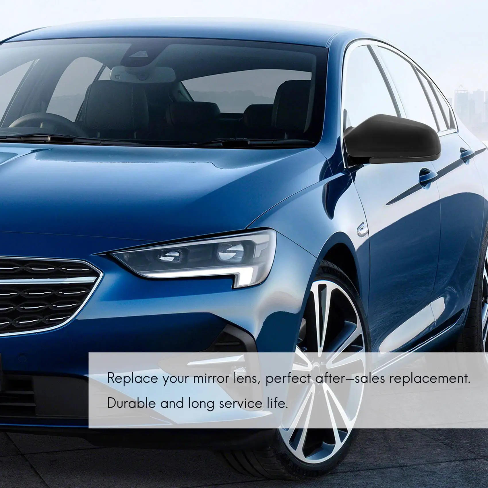 Левое боковое зеркало автомобиля, крыло, зеркальная Крышка для Vauxhall Opel Astra H Mk5 2004-2009