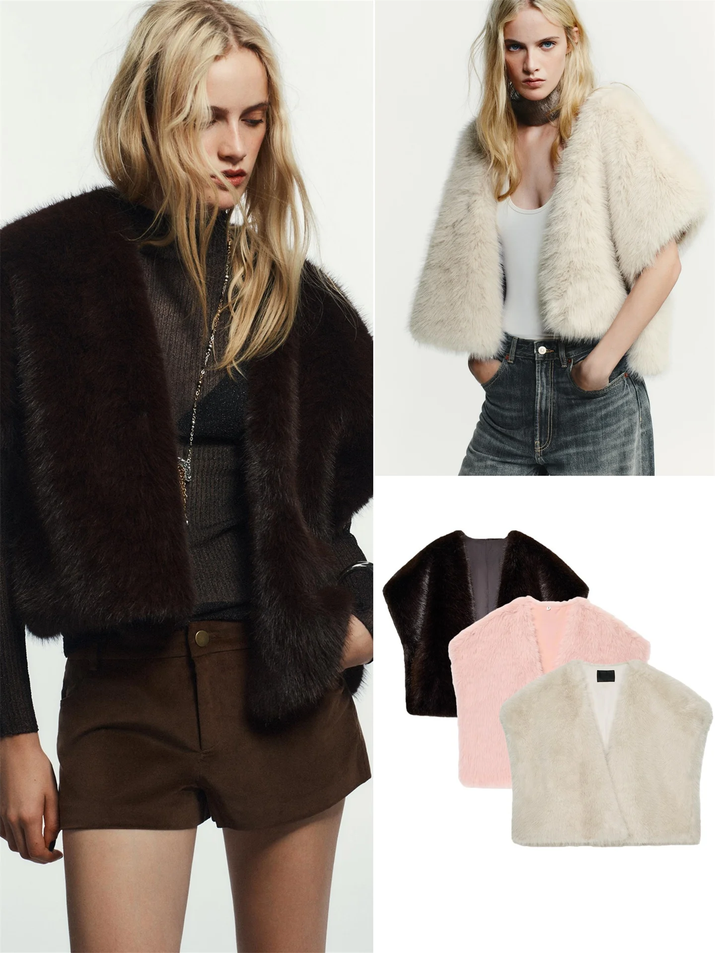 شتاء جديد المرأة ort Sve فرو المنك سترة الاصطناعي الجلد المدبوغ تأثير سترة Ele Sle الوقوف صالح مادة صديقة للبيئة #1