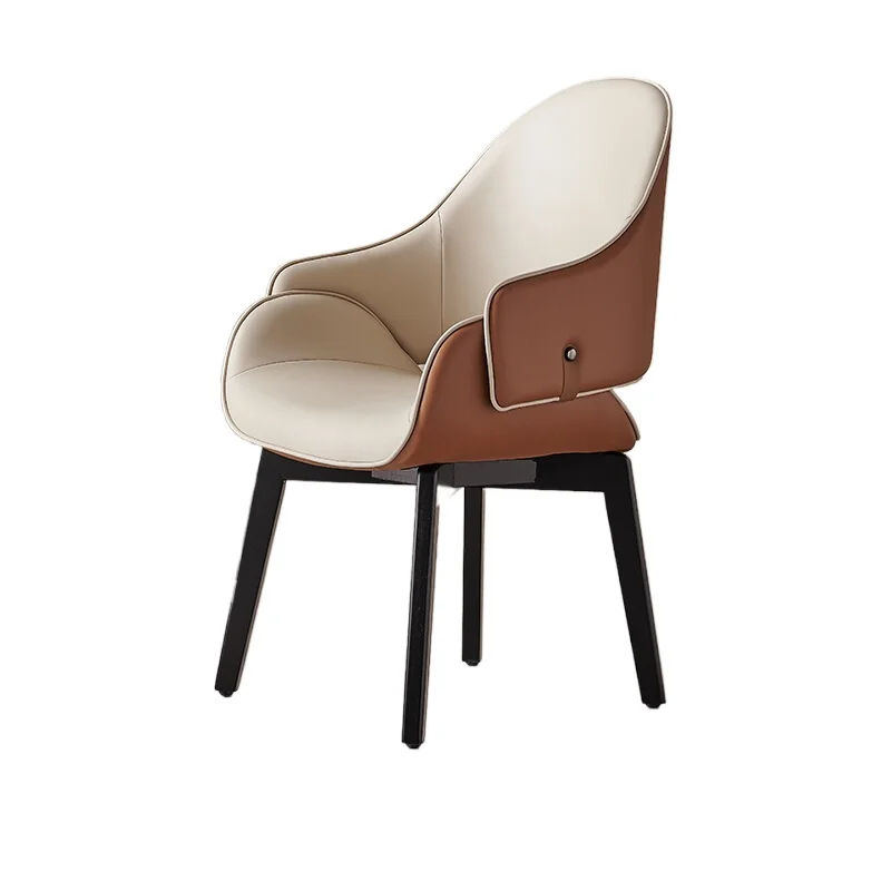 مسند ذراع من خشب الرماد، كرسي طعام عالي الظهر، كرسي غرفة الطعام المنزلي