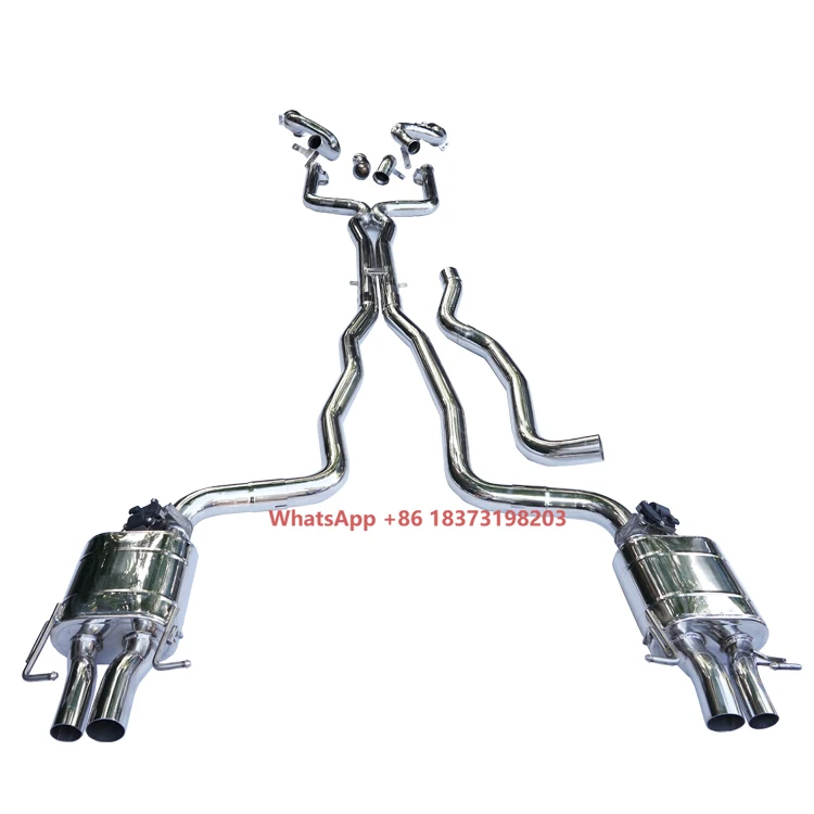 

High Performance Stainless Steel Valve Mufflers Mercedes Benz C63 W205 4.0T Exhaust New Condition Shop Accessory Car Accessories