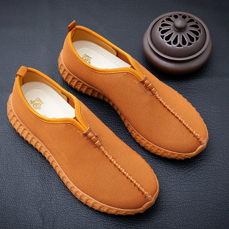 Shaolin Monk Kung Fu Shoes Martial Arts Wushu Taekwondo Buddhist Supplies Man Rohan Shoes Cosplay Shoes