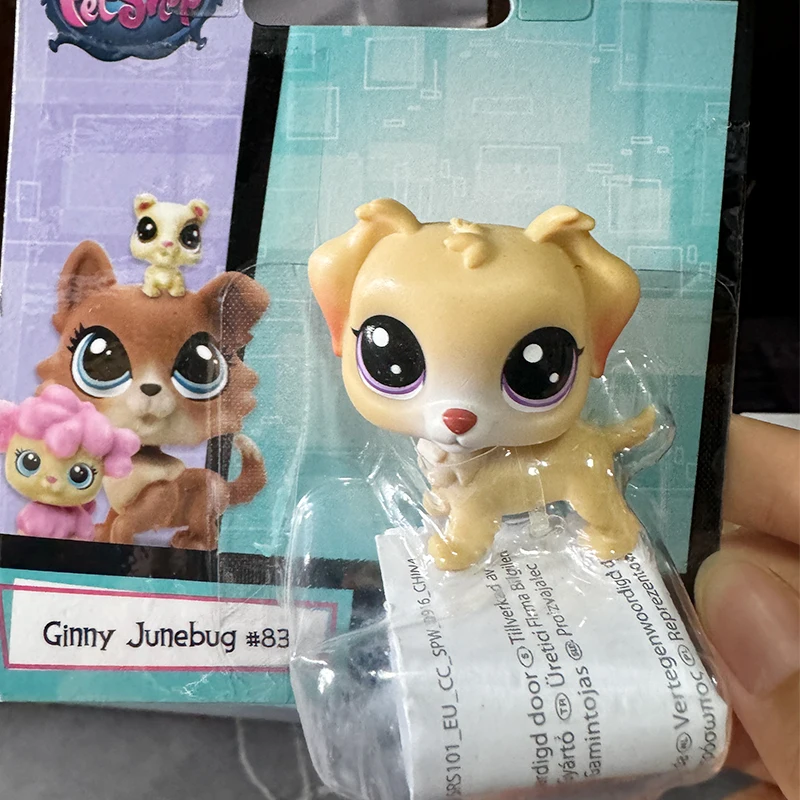 Echte Hasbro Littlest Pet Shop Anime Figuren Kawaii Katze Hund Tier Haustiere Sammlung Ornament Geschenke Kinder Spielzeug Gebrochen