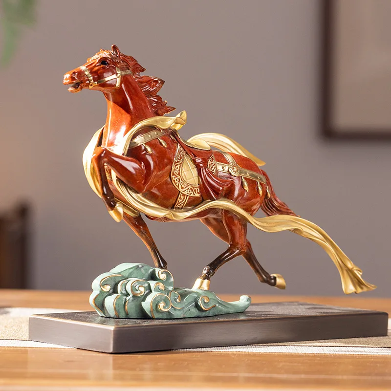 Ornement cheval nuage, décoration d'intérieur haut de gamme pour salon, entrée, meuble TV, bureau, cadeaux