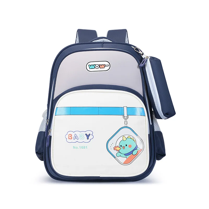 

Large Capacity School Bag for Elementary Student Spine Protection Backpack for Boys Girls Cartoon Dinosaur Book Bag Kids рюкзак