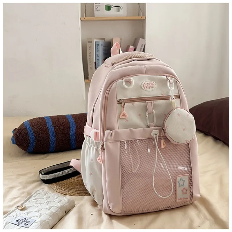 School Backpack for Teens Girls Boys Laptop Bag Fits 15.6 Inch College Travel Durable Leisure Fashion Student Backpack for Women