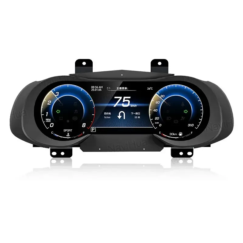 NaviHua New Arrival For Maserati Quattroporte 2013 2020 Car LCD Dashboard Digital Cluster Instrument Speedometer Virtual Cockpit