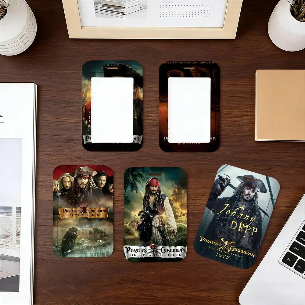 Classical Movie P-Pirates Of The C-Caribbean Lanyard Card Holders Student ID Card Holders Neckband Card Holder Accessories Gifts