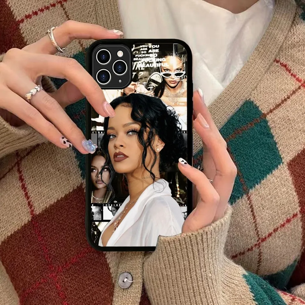 Work-Girls-R-Rihannas Phone Case Silicone PC+TPU For For IPhone 11 12 13 14 15 16 Plus Pro Max Cover