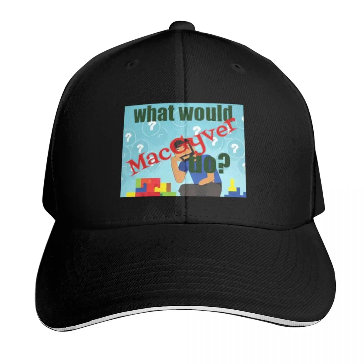 

MacGyver Baseball Cap Unique hats Sun Cap Beach Golf Hats For Men Women's