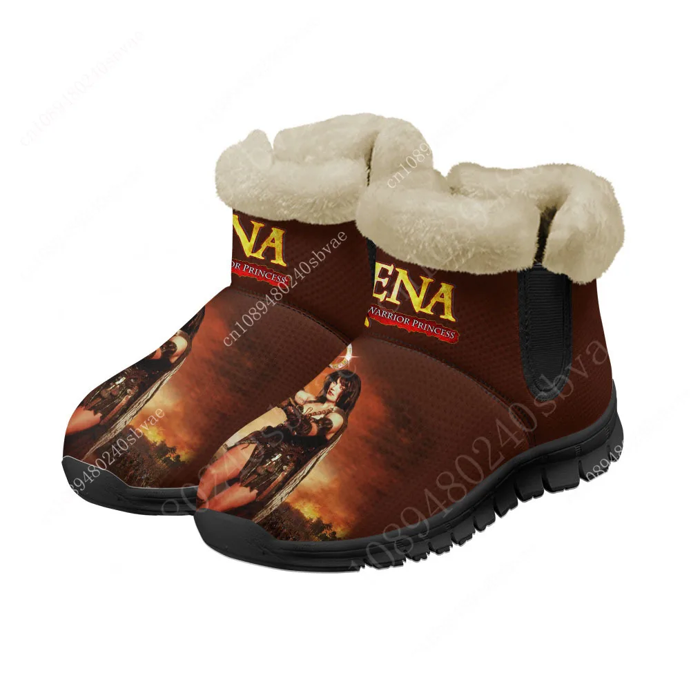 

Xena Warrior Princess Home Snow Boots Chucky Mens Womens Teenager Customized Boot Casual Keep Warm Snow Shoe Couple Sports Shoes