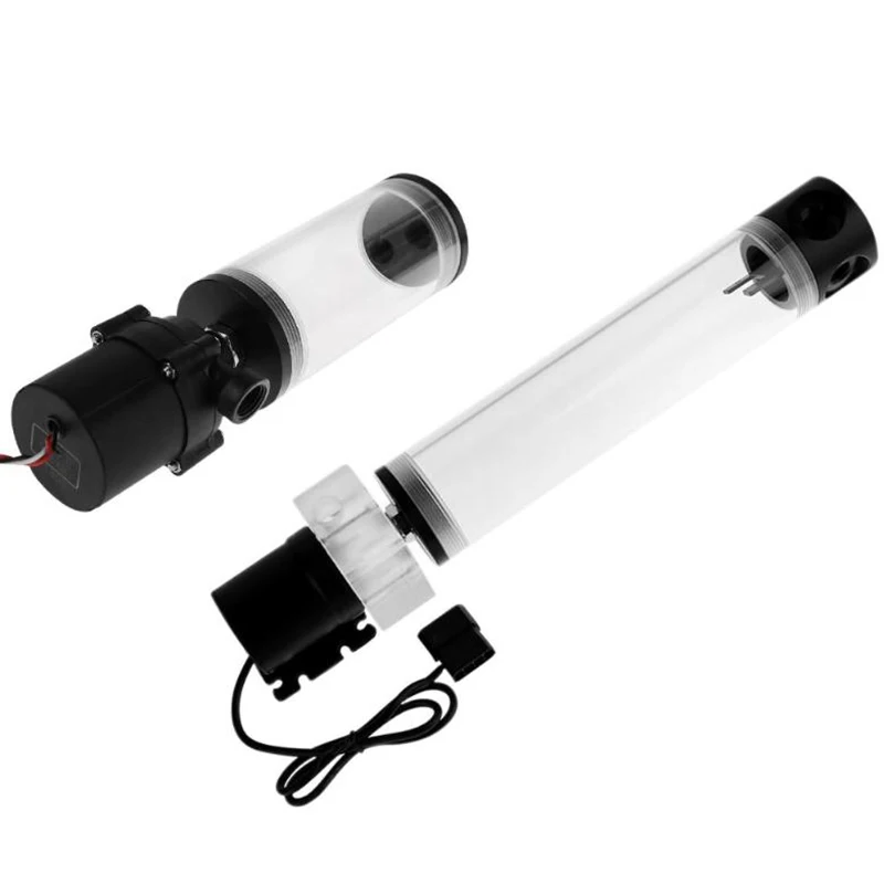 BNGF-110Mm Cylinder Water Tank G1/4 Thread 19W Sc600 Pump Computer Water Cooling Radiator Water Cooling Cooler For Computer Cpu